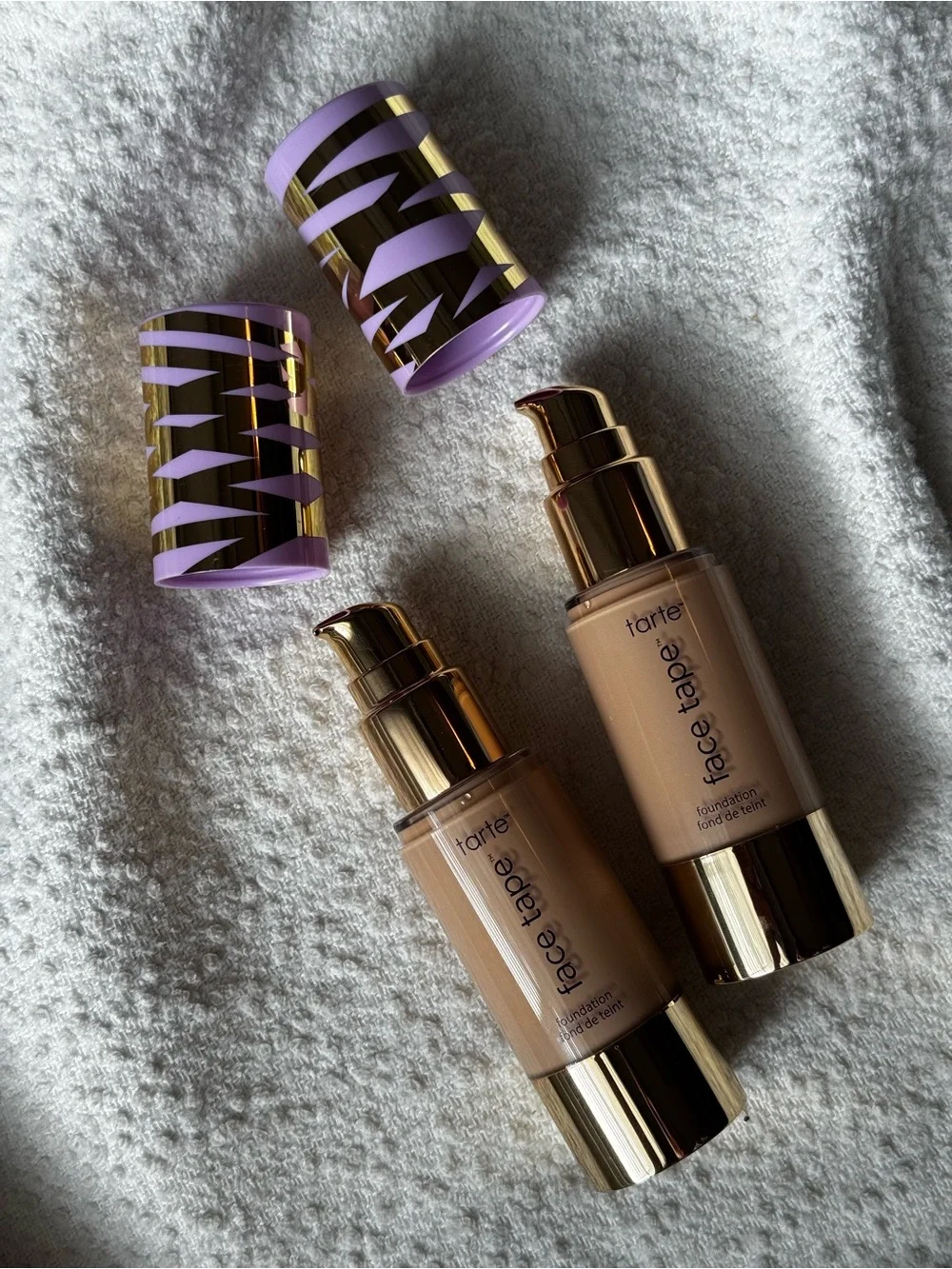 NWOT Tarte face tape foundation set of 2 - 27S light medium sand
